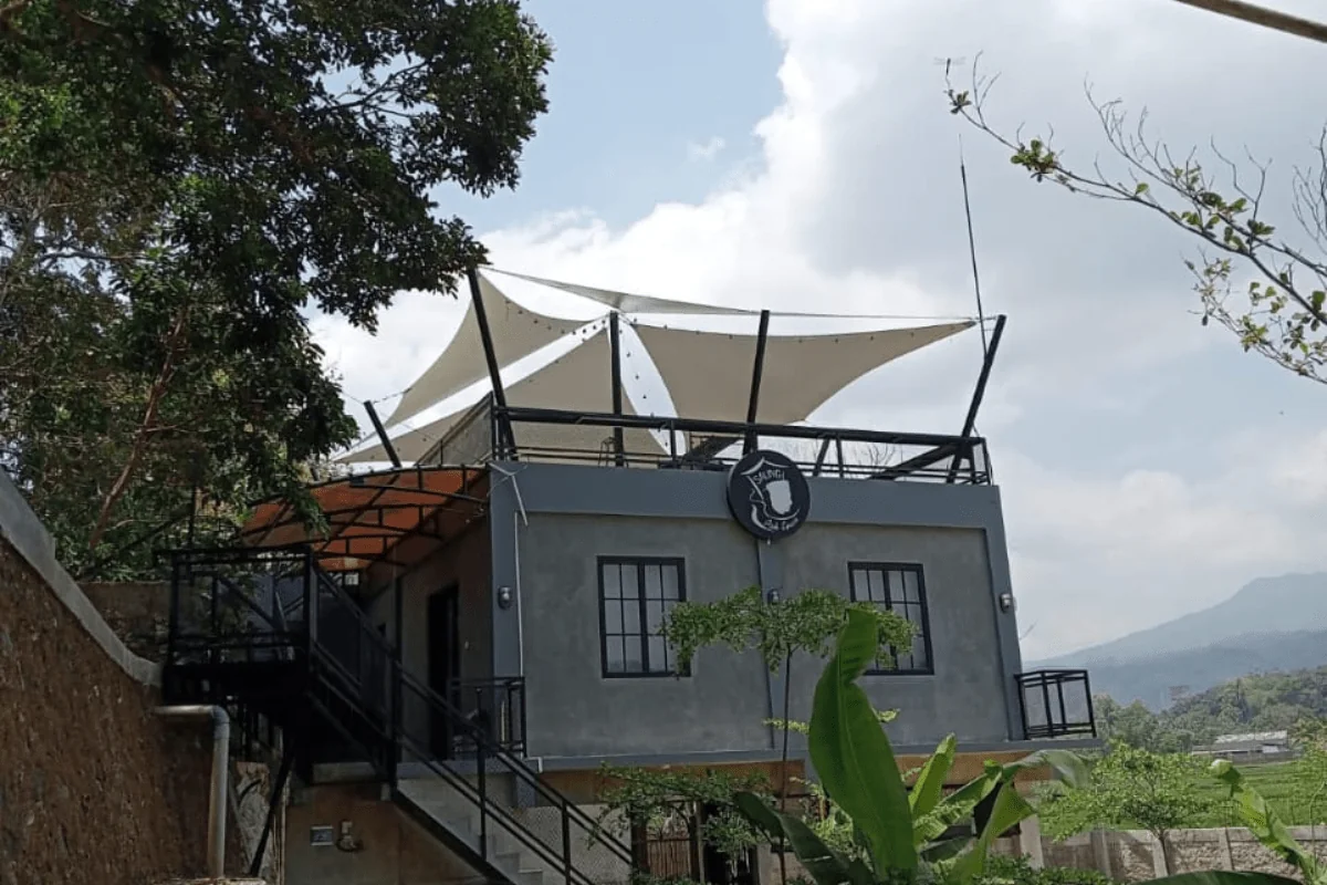 Atap Membran Kolam Renang Residensial - Pondok Indah, Jakarta